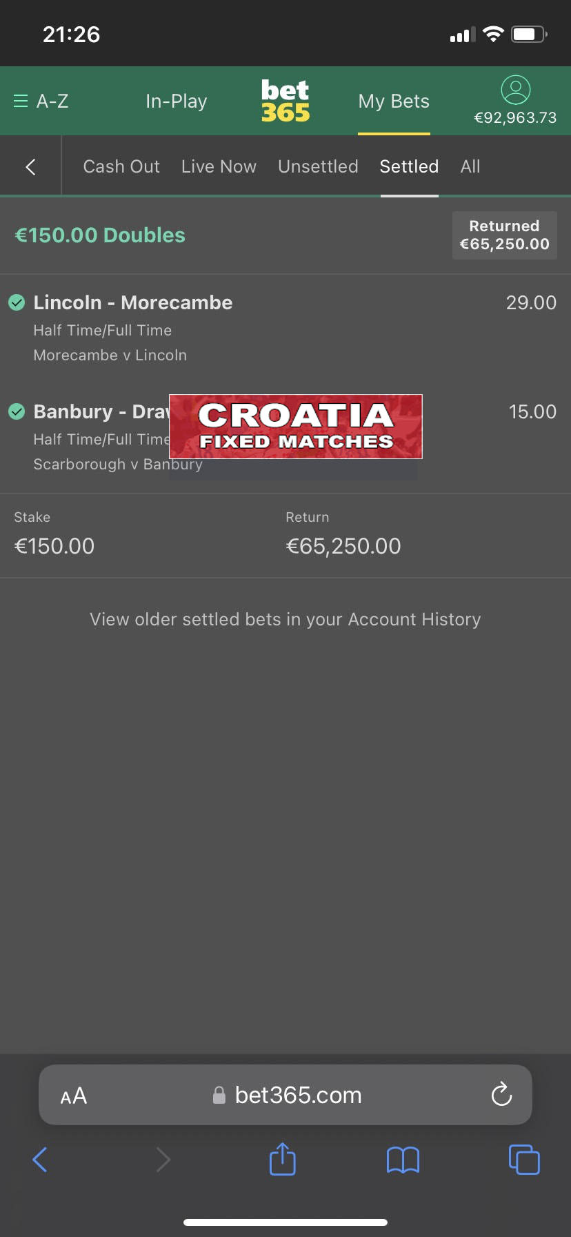 saturday fixed matches